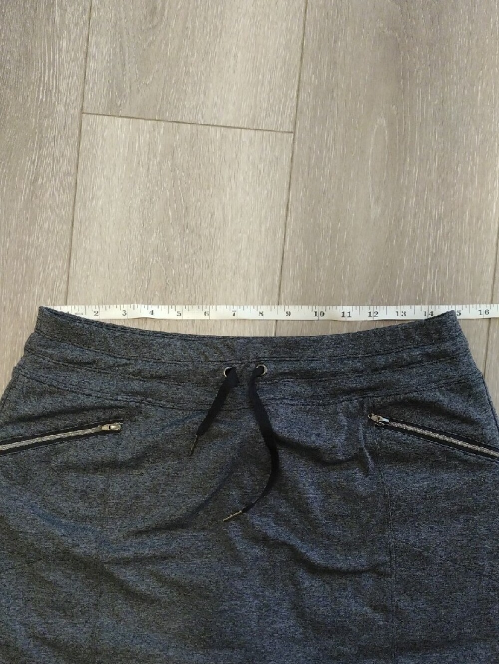 Women's Charcoal Drawstring Skort - Picture 11 of 15
